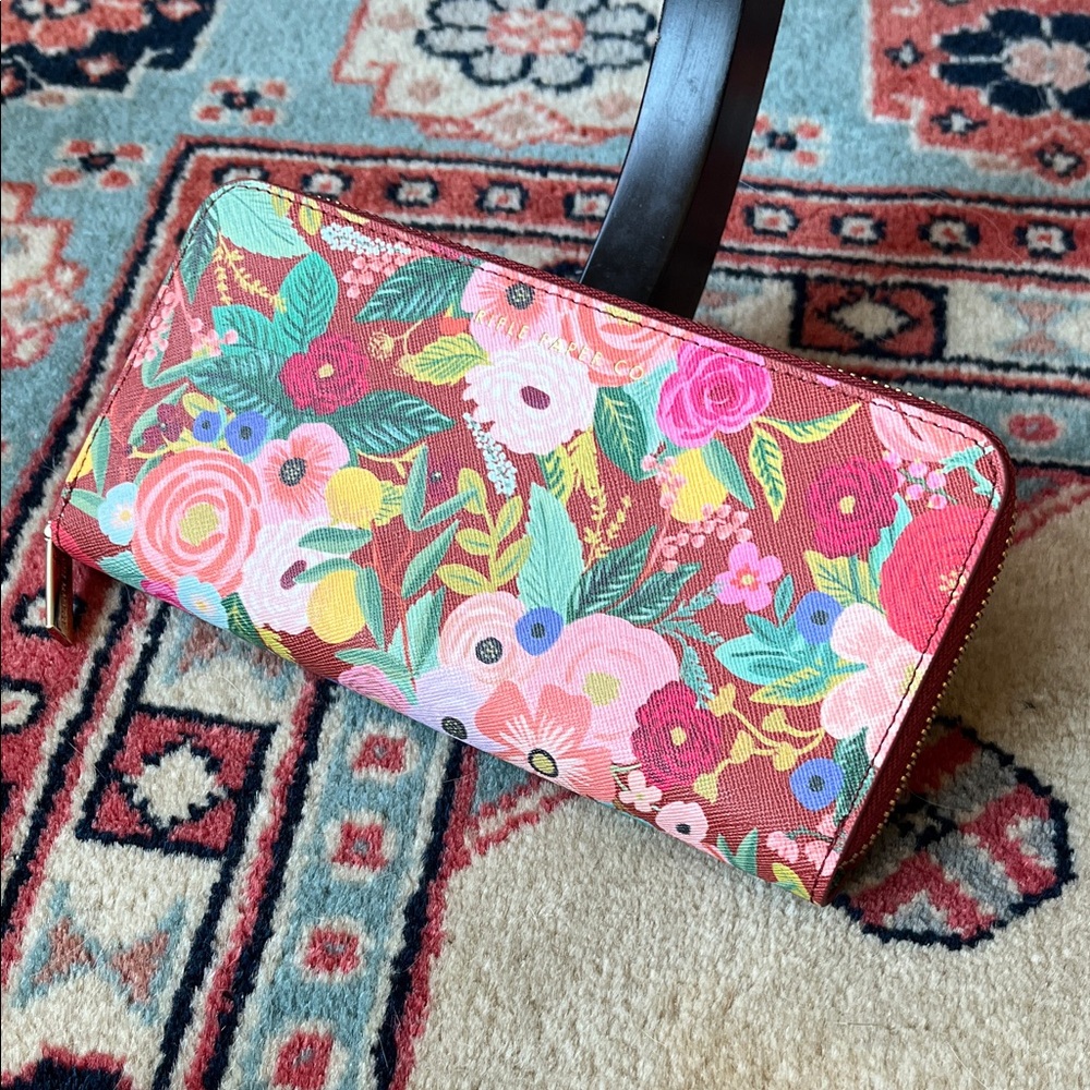 Rifle Paper Co wallet, 7.75 approx